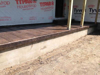 Concrete Porch Installation