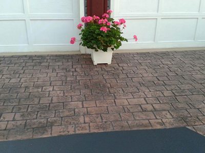 Residential Decorative Concrete Installation